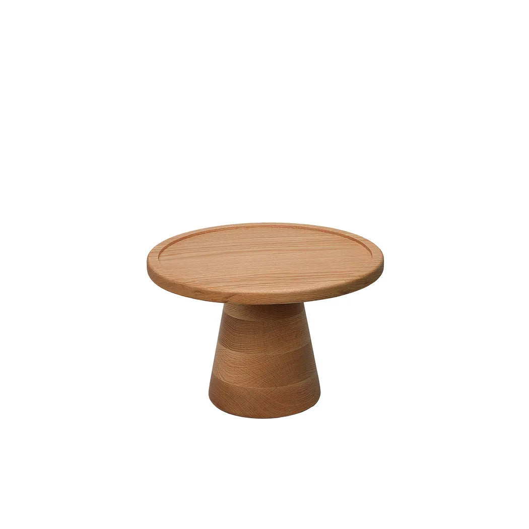 Wundermaxx Wooden Cake Stand, Ø 32 x H 21 cm, Oak