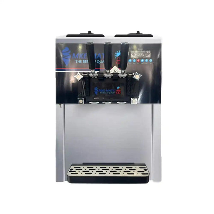 mke matic mk 6618t stainless counter top ice cream machine 16 liters capacity electric power 2000w 73 3 x 53 x 82 8 cm