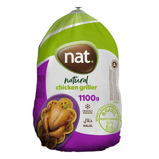 Nat. Brazilian Whole Chicken 1100g x 10Pcs