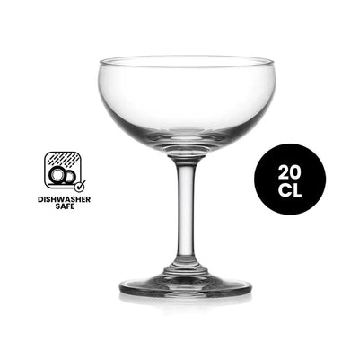 Ocean Classic 20cl Saucer Champagne Stemware Glass 6/Case - HorecaStore