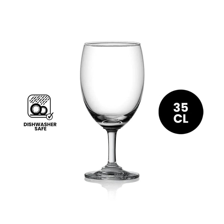 Ocean Classic 35cl Water Goblet Stemware Glass 6/Case - HorecaStore