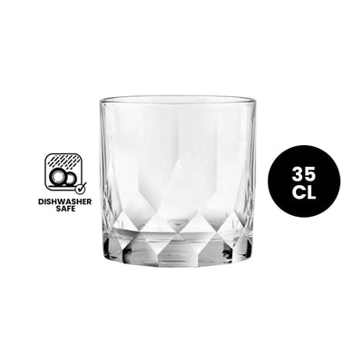 Ocean Connexion 35cl Double Rock Tumbler Glass 6/Case - HorecaStore