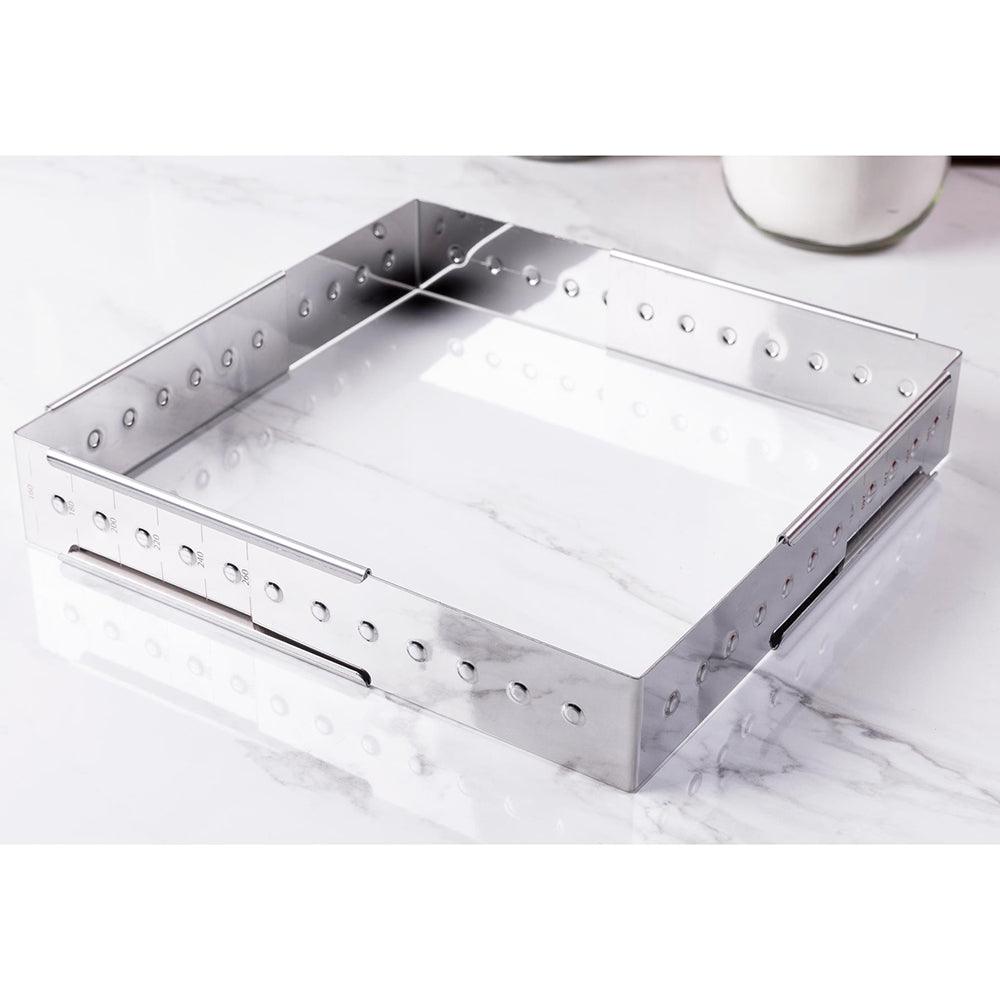 Louis Tellier Stainless Steel Adjustable And Extendable Cake Frame 28X16X4.5CM