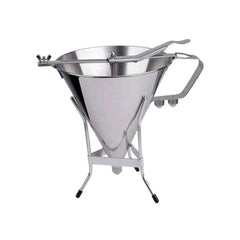 Ozti Stainless Steel Confectionery Funnel With Handle, 18 x 21.5 cm