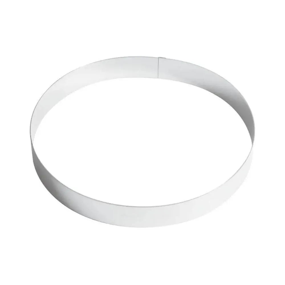 Paderno 47530-26 Stainless Steel Pudding Ring, ø 26 x H 3.5 cm