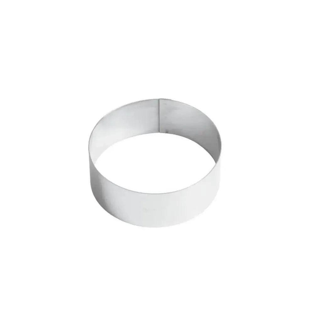 Paderno 47530-30 Stainless Steel Pudding Ring, ø 30 x H 3.5 cm