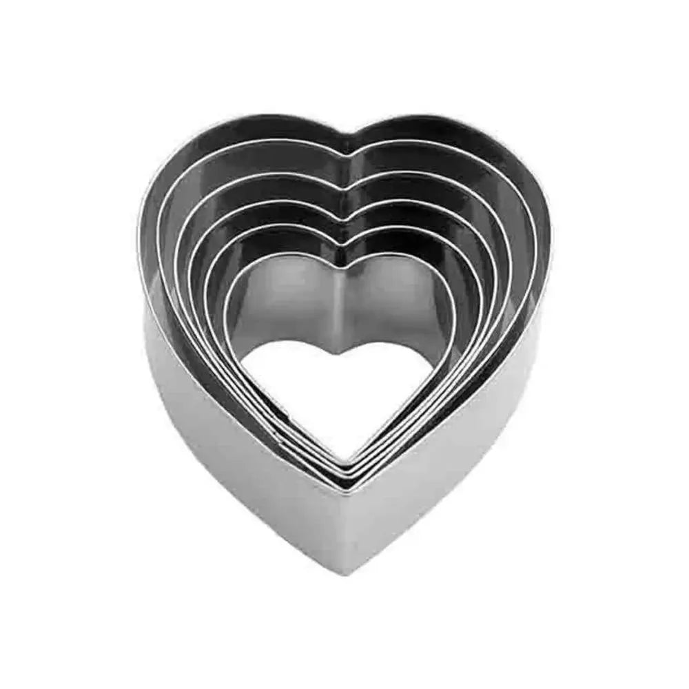 Paderno 47542-26 Stainless Steel Heart Cutter, ø 26 x H 4 cm