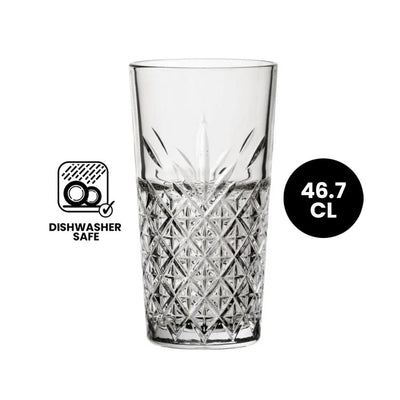 Pasabahce 520055 Timeless Highball Glass Clear 47cl, 6/Case