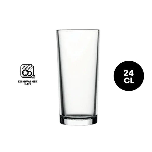Pasabahce Alanya 52402 Juice & Long Drink 24cl Tumbler Glass - 4/Case - HorecaStore