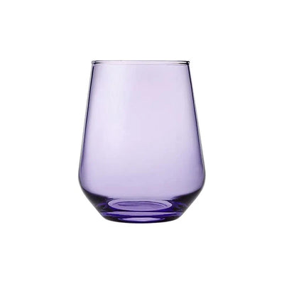 Pasabahce Allegra 41536 Water Tumbler Glass 42.5cl Purple - 4/Case