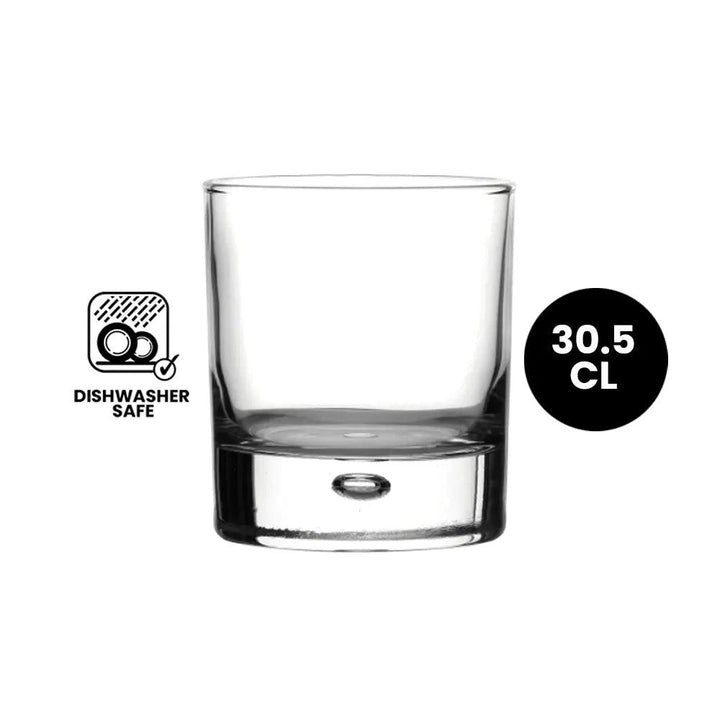 Pasabahce Centra 42565 Whisky Tumbler Glass 30.5cl - 4/Case - HorecaStore