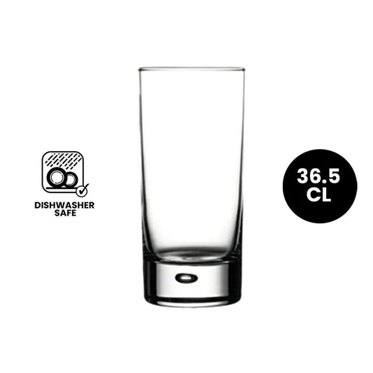 Pasabahce Centra 42885 Beer Tumbler Glass 36.5cl - 4/Case - HorecaStore