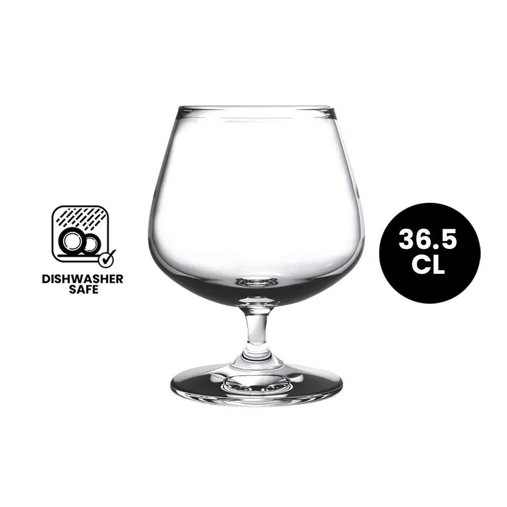 Pasabahce Charante 440057 Cognac Stemware Glass 36.5cl - 4/Case - HorecaStore