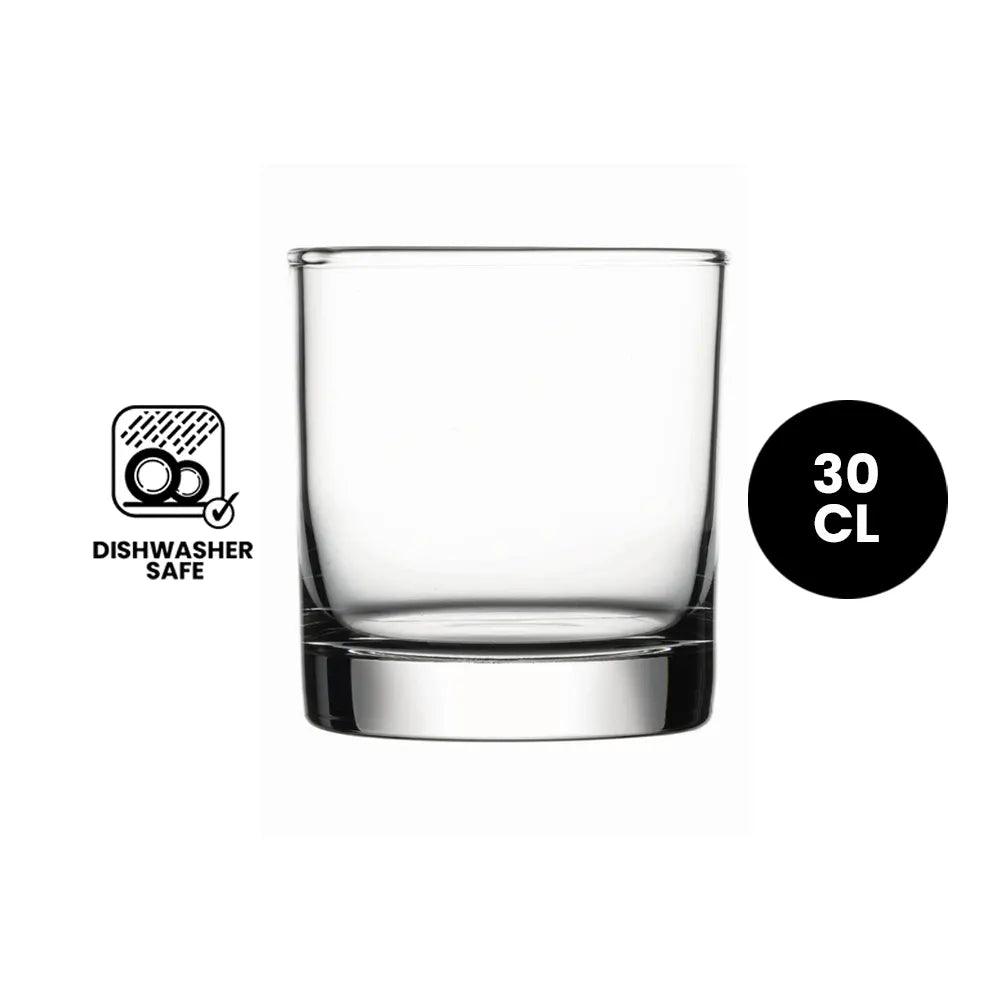 Pasabahce Istanbul 42283 Whisky Rock Tumbler Glass 30cl - 4/Case