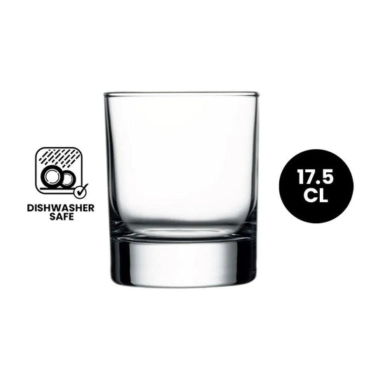 Pasabahce Side 42433 Whisky Tumbler Glass 17.5cl - 4/Case - HorecaStore