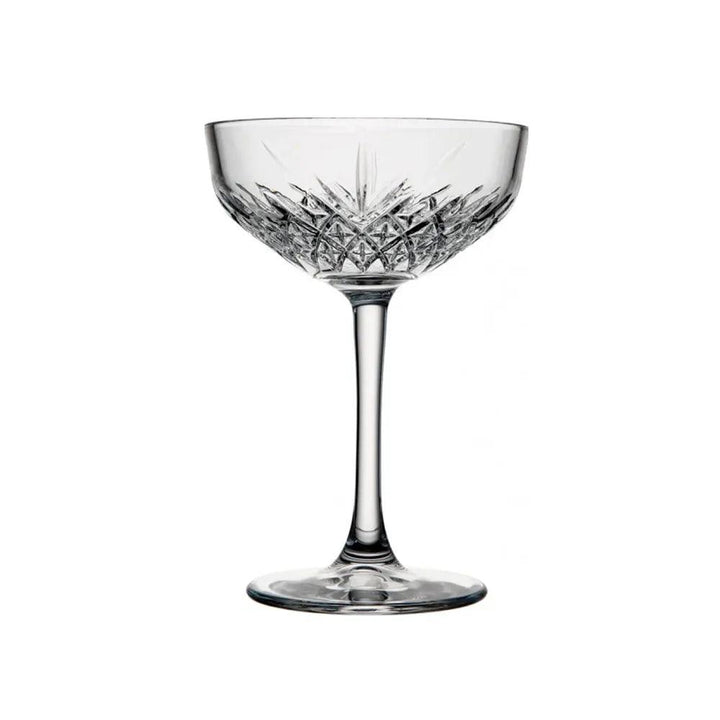 Pasabahce Timeless 440236 Champagne Coupe Glass 25.5cl - 4/Case - HorecaStore