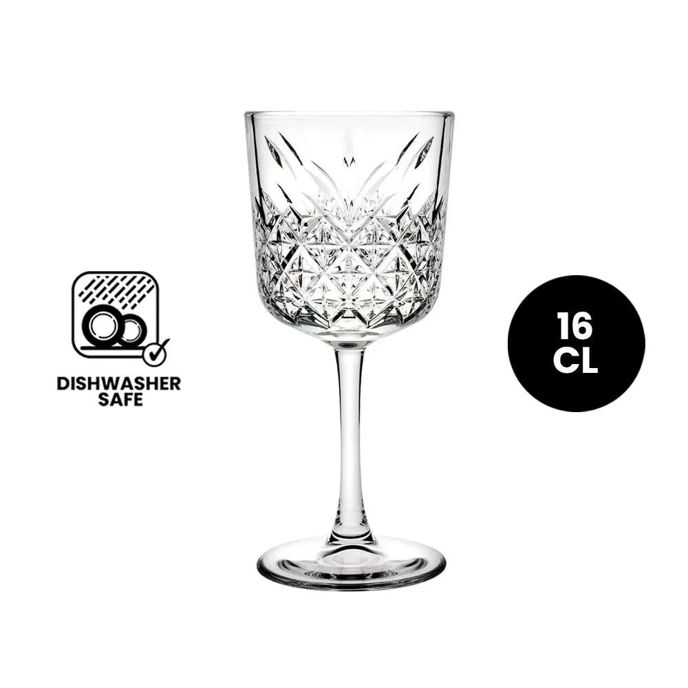 Pasabahce Timeless 440366 Nick & Nora Champagne Glass Stemware Glass 16cl - 4/Case