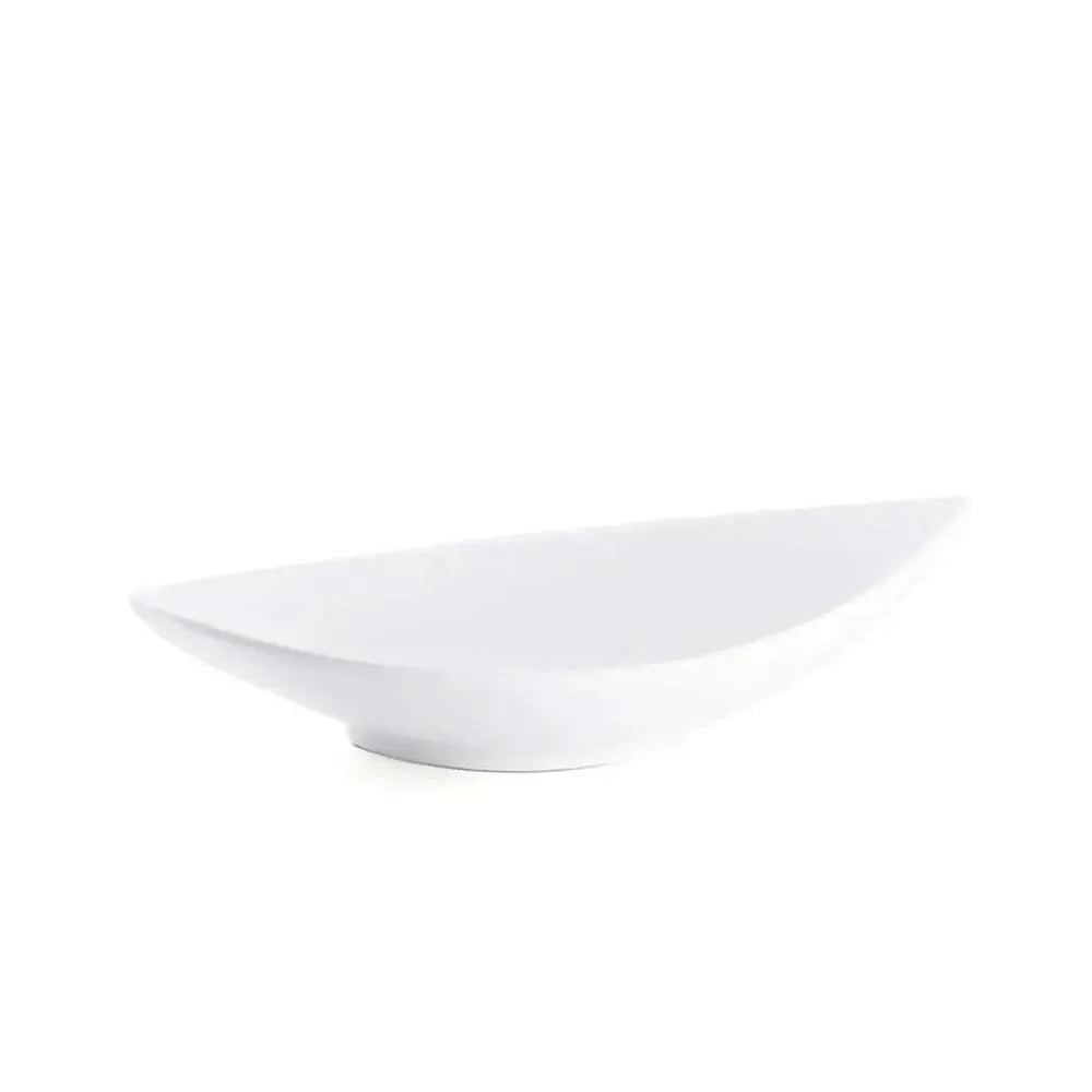 Porceletta Porcelain Boat Bowl Ivory, 16 cm