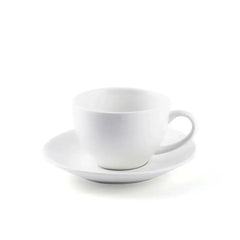 Porceletta Porcelain Cappuccino Cup & Saucer Ivory, 230 ml