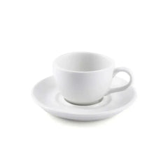 Porceletta Porcelain Coffee and Tea Cup & Saucer Ivory, 80 ml