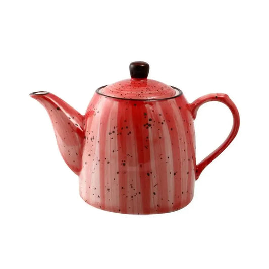 Porceletta Porcelain Coffee Pot Red Color Glazed, 350 ml