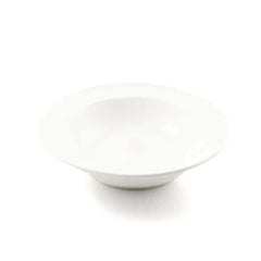 Porceletta Porcelain Deep Plate Ivory, 20 cm