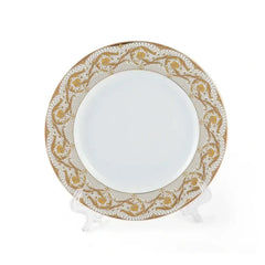 Porceletta Porcelain Dinner VIP Plate Set Ivory, 27.5 cm, 6 Pieces