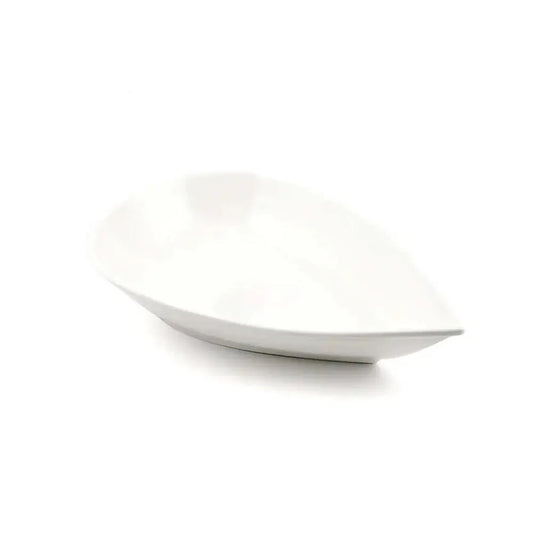 Porceletta Porcelain Drop Soup Plate Ivory, 13 cm