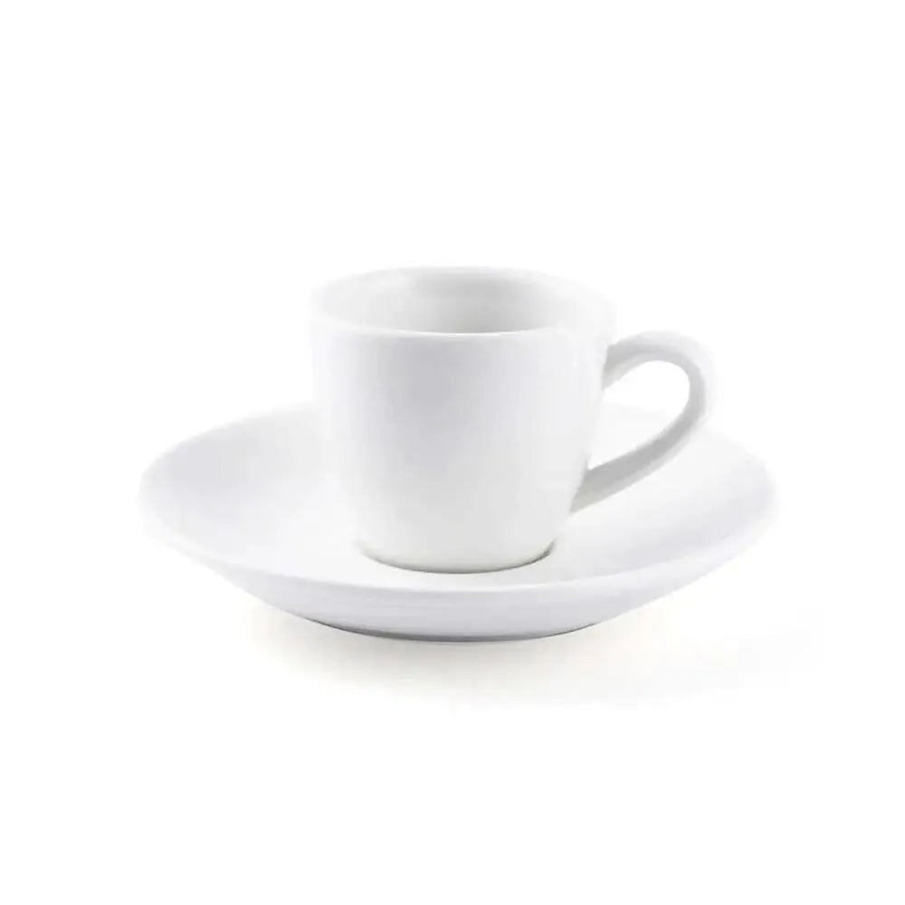 Porceletta Porcelain Espresso Cup & Saucer Ivory, 70 ml