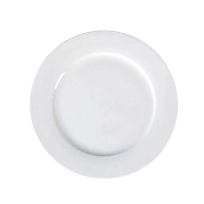 Porceletta Porcelain Flat Plate Ivory, 18 cm