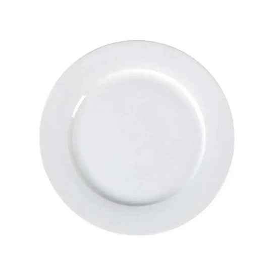 Porceletta Porcelain Flat Plate Ivory, 18 cm