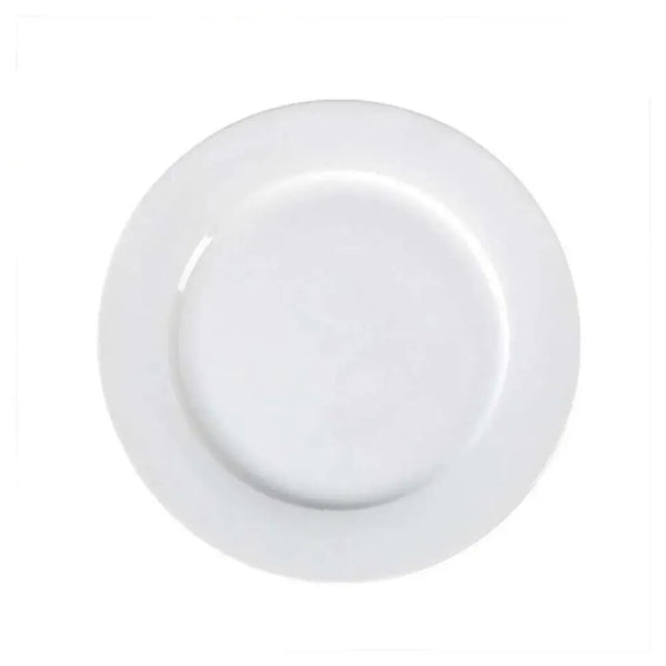 Porceletta Porcelain Flat Plate Ivory, 26 cm