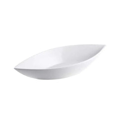 Porceletta Porcelain Leaf Bowl Ivory, 25 cm