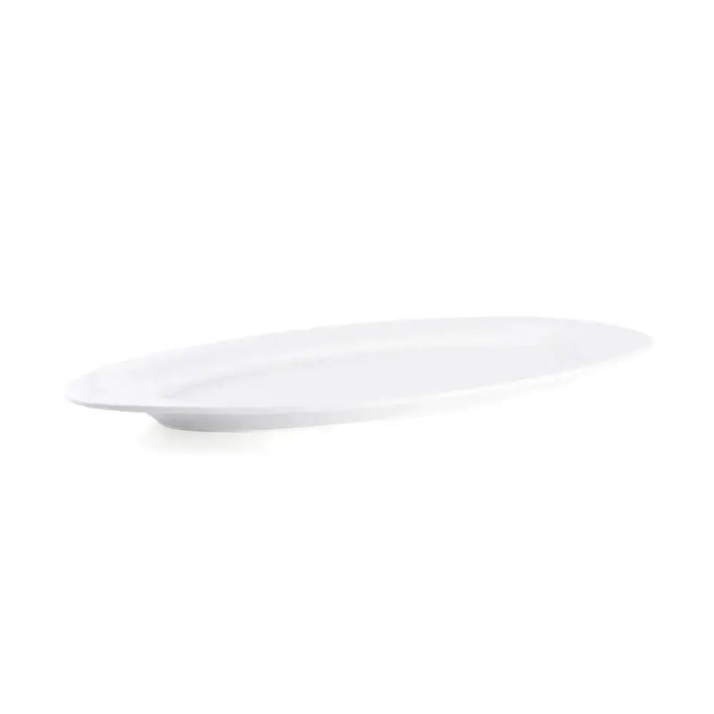 Porceletta Porcelain Oval Buffet Plate Ivory, 57 cm