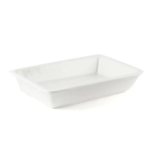 Porceletta Ivory Porcelain Quarter Rectangular Insert , 22.5 cm