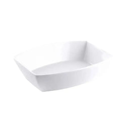 Porceletta Porcelain Rectangular Bowl Ivory, 20 cm