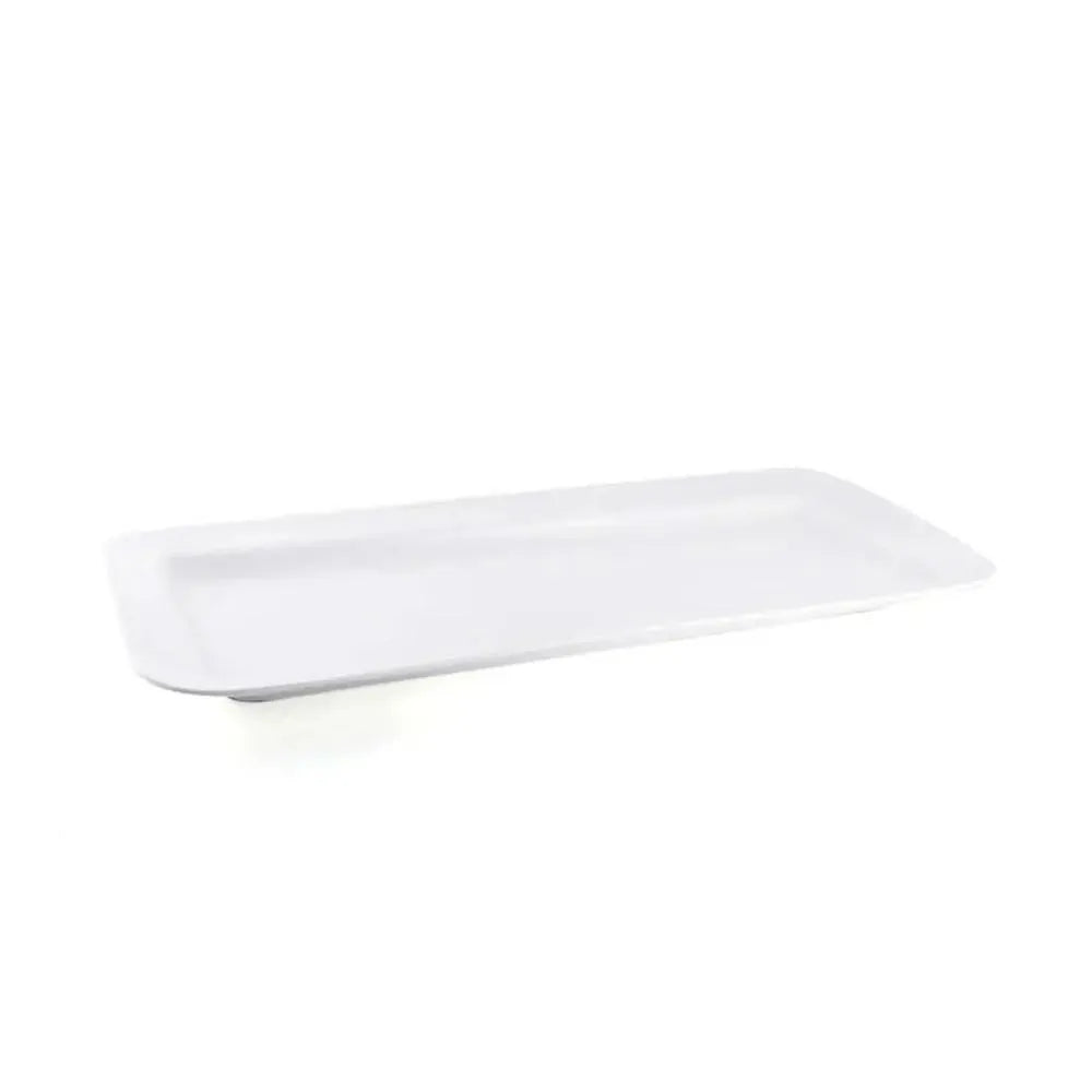 Porceletta Porcelain Rectangular Buffet Plate Ivory, 61.5 cm