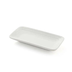 Porceletta Porcelain Rectangular Dish Ivory, 13.8 cm