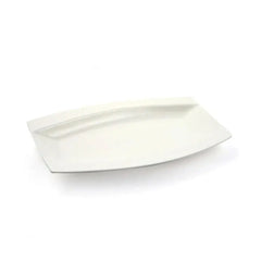 Porceletta Porcelain Rectangular Soup Plate Meena Design Ivory, 23 cm