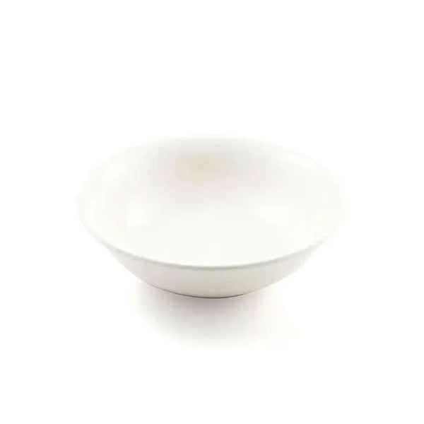 Porceletta Porcelain Rimmed Salad Bowl Ivory, 12.8 cm