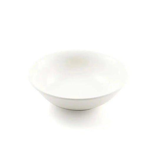 Porceletta Porcelain Rimmed Salad Bowl Ivory, 15 cm