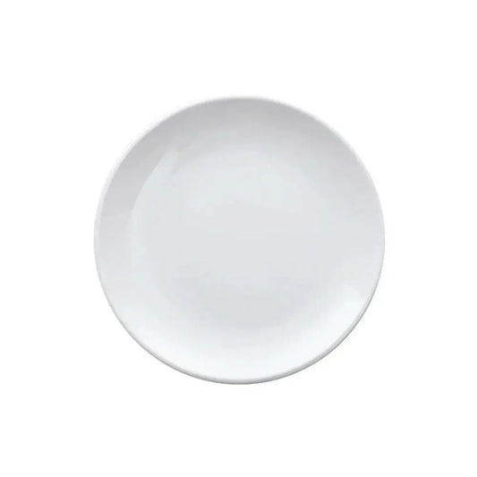 Porceletta Porcelain Rimmed Thick Plate Ivory, 17.3 cm