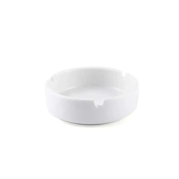 Porceletta Porcelain Round Ashtray Ivory, 10 cm