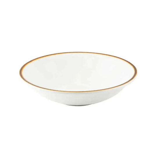 Porceletta Porcelain Salad Bowl Ivory Mocha, 17 cm