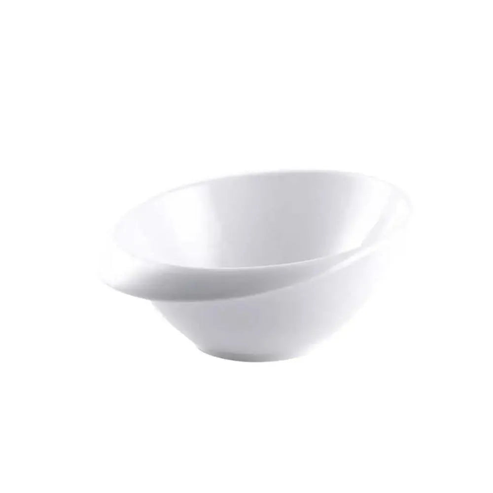 Porceletta Porcelain Shallow Bowl Ivory, 12.5 cm