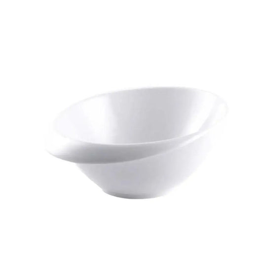 Porceletta Porcelain Shallow Bowl Ivory, 23 cm