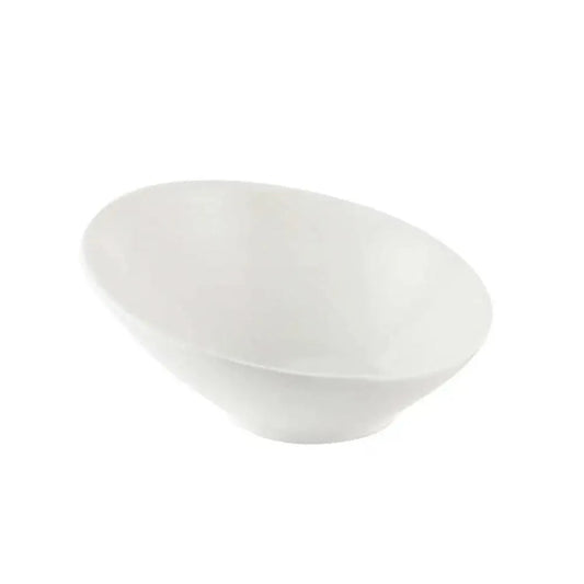 Porceletta Porcelain Slide Bowl Ivory, 25 cm