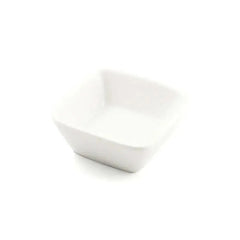 Porceletta Porcelain Square Dish Ivory, 7 cm