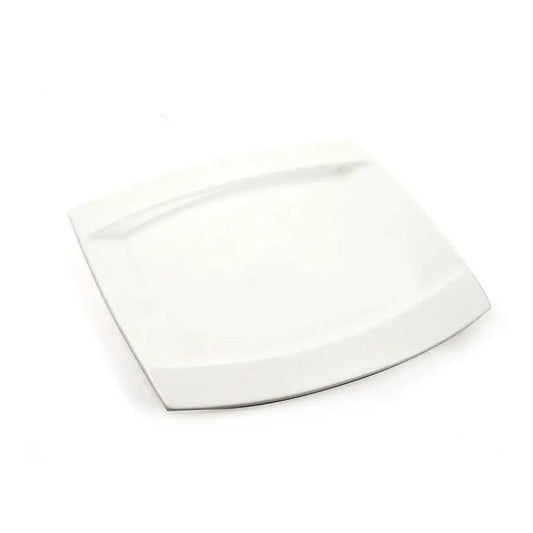 Porceletta Porcelain Square Plate Meena Design Ivory, 21.4 cm