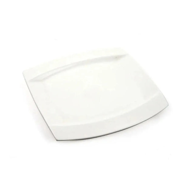 Porceletta Porcelain Square Plate Meena Design Ivory, 28 cm